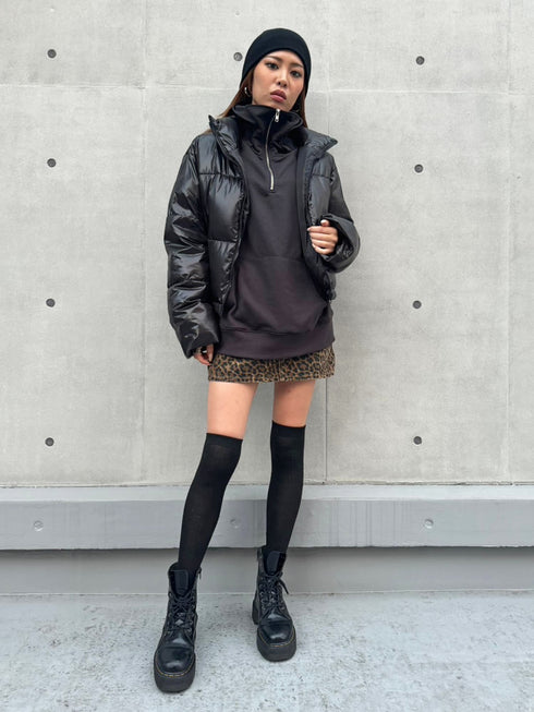 レオパード柄ミニスカート